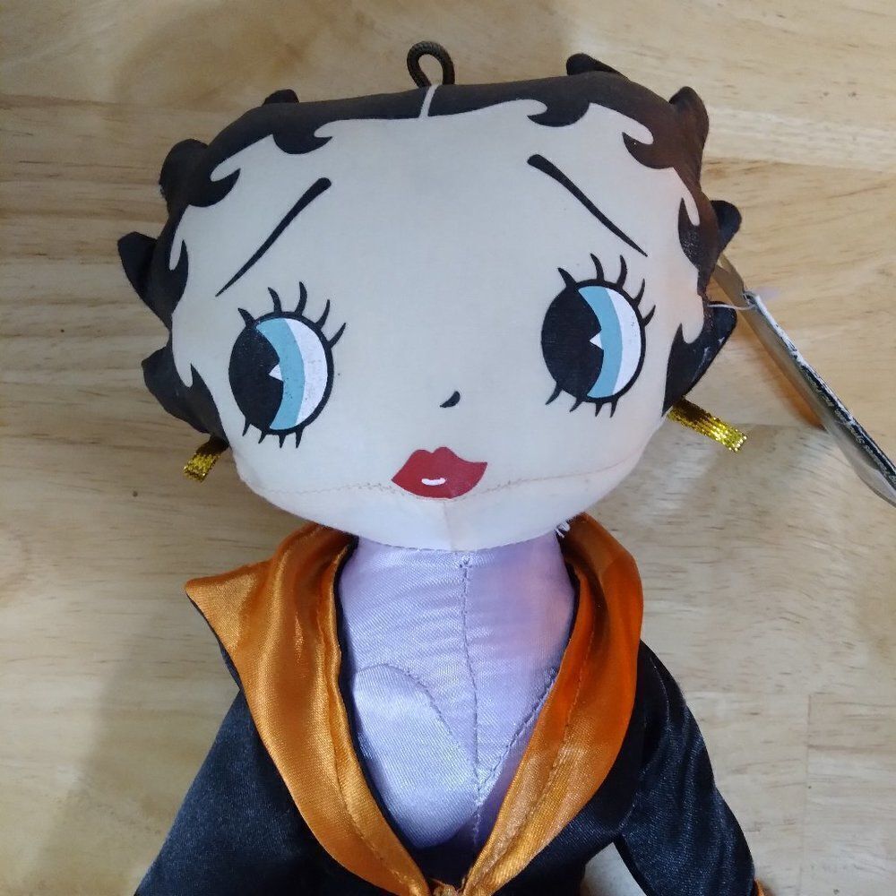 NWT Vintage Betty Boop Trench Coat Betty Halloween Collection 16"